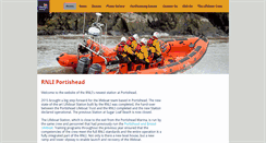 Desktop Screenshot of portishead-lifeboat.org.uk